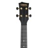 Cascha Carbon Fibre Concert Ukulele Set HH 2258 Black