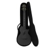 Cascha Carbon Fibre Concert Ukulele Set HH 2258 Black