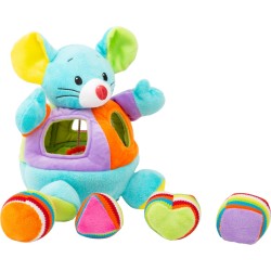Small Foot Shapes Mouse Plush Toy