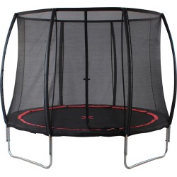 Small Foot Trampoline with Safety Net Black Spider