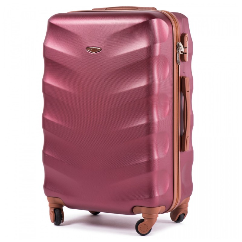 Middle size suitcase Wings M, Wine Red 402