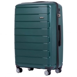 Large travel suitcase Wings L, Blackish Green (DQ181-03)